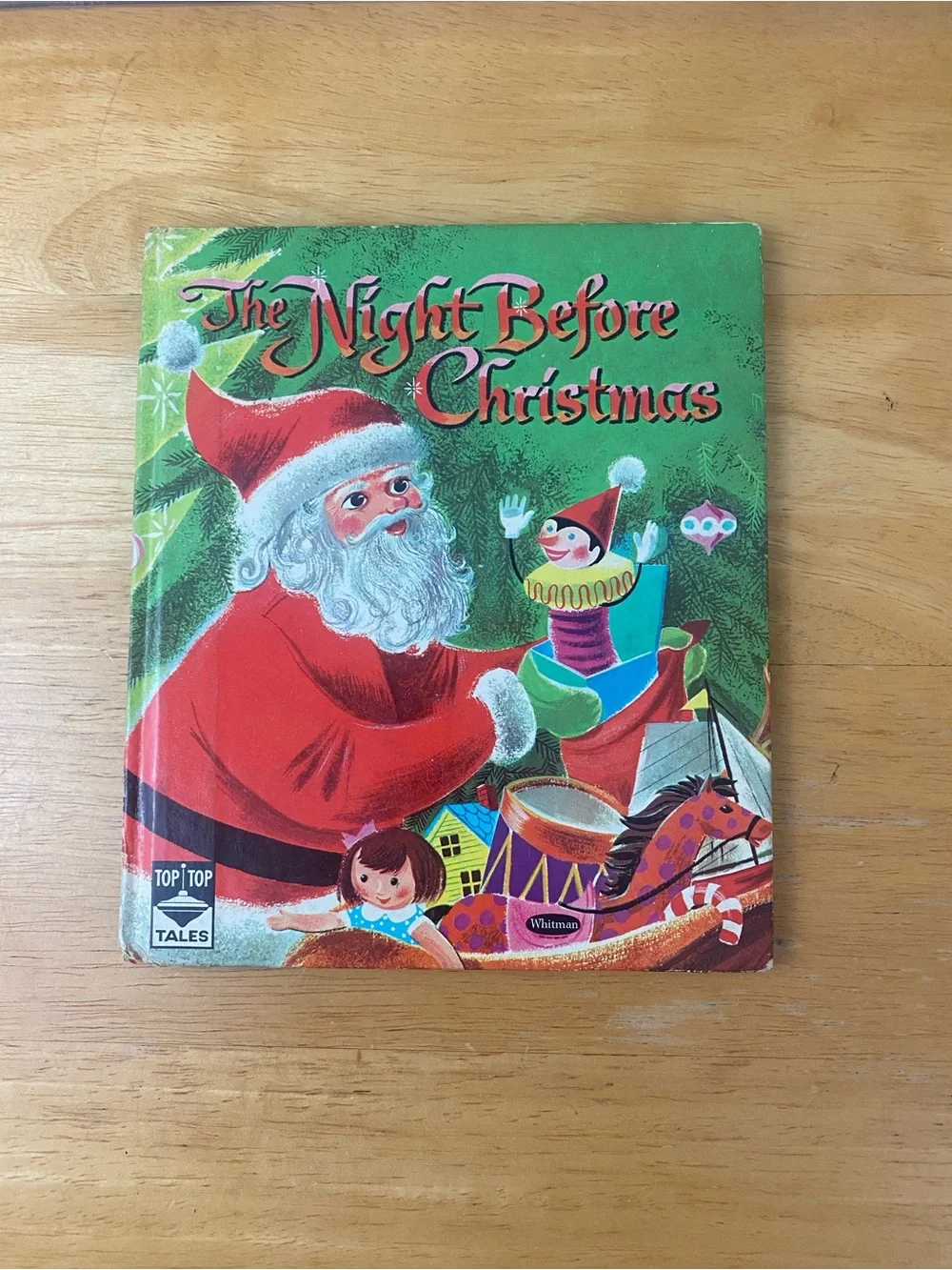 Vintage 1955 The Night Before Christmas Holiday Book